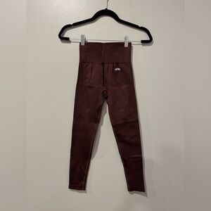 AYBL Seamless Legging in Chocolate Brown Size XS